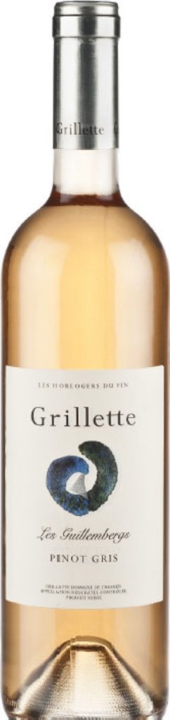 Grillette Pinot gris Les Guillembergs 2017, AOC Neuchâtel