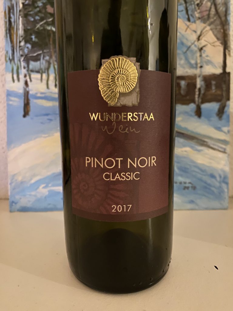 Wunderstaa Wein Pinot noir Classic 2017, AOC Schaffhausen