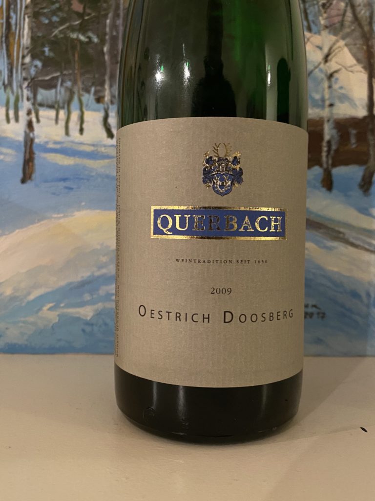 Querbach Riesling Oestrich Doosberg Erstes Gewächs 2009, Deutscher Qualitätswein
