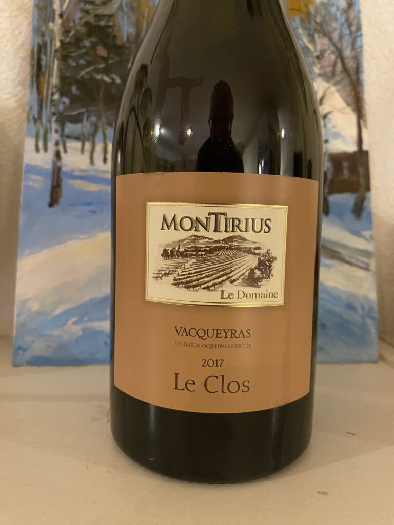 Montirius Le Clos 2017, AC Vacqueyras