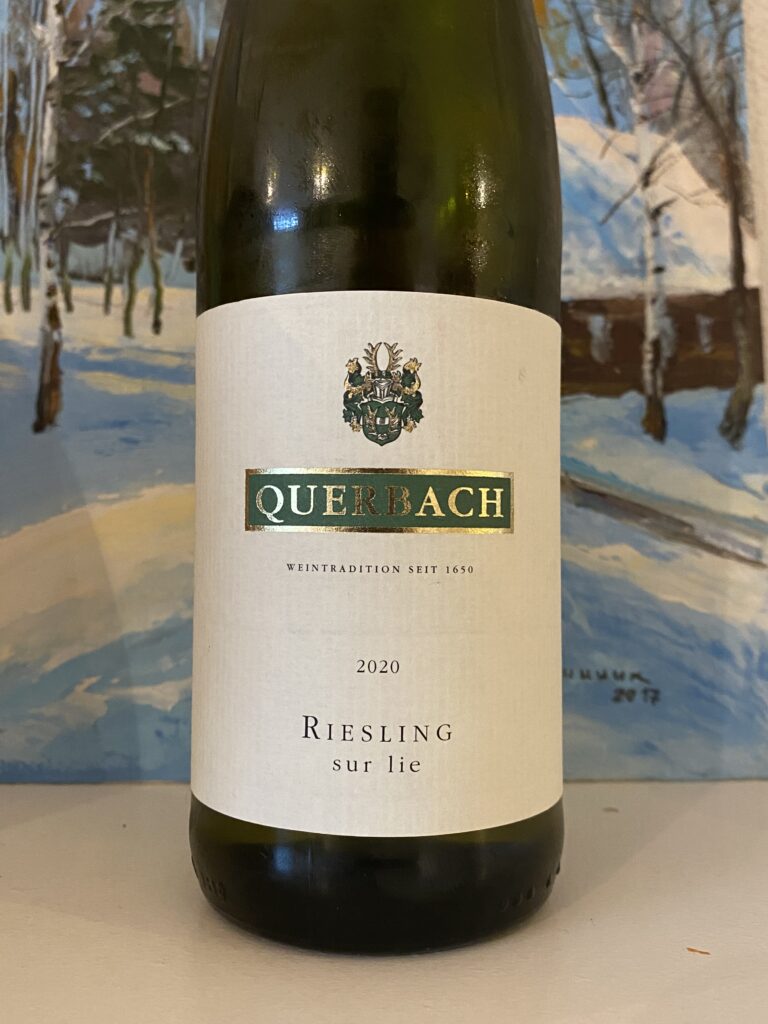 Querbach Riesling sur lie 2020, dt. Qualitätswein