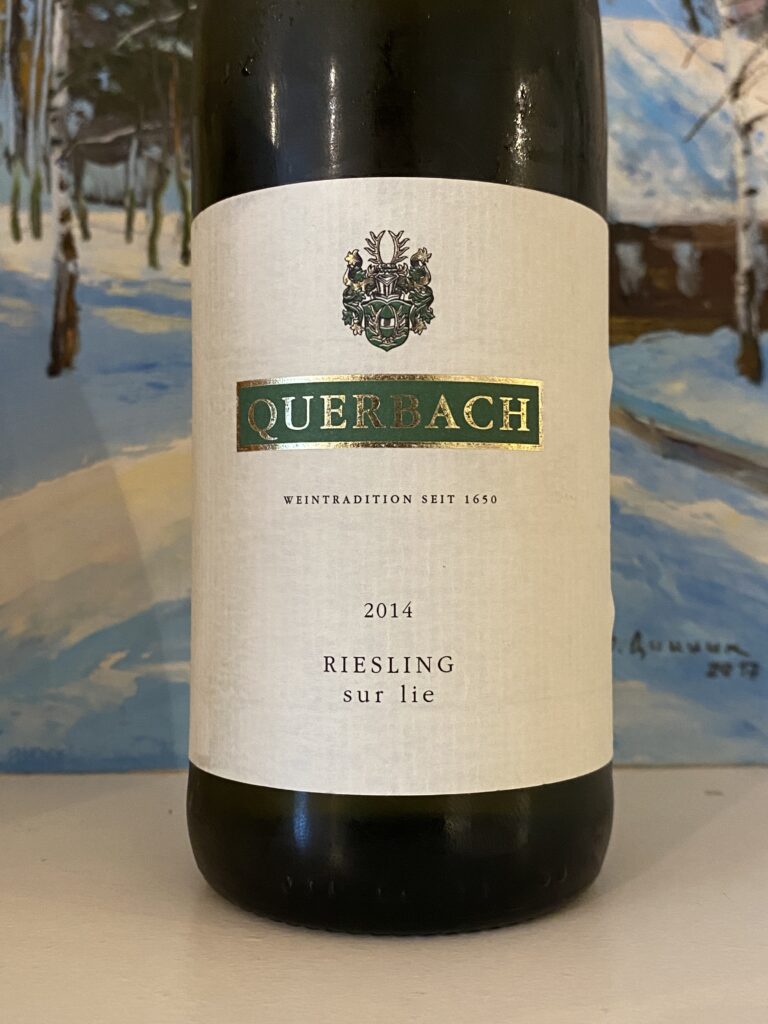 Querbach Riesling sur lie 2014, dt. Qualitätswein