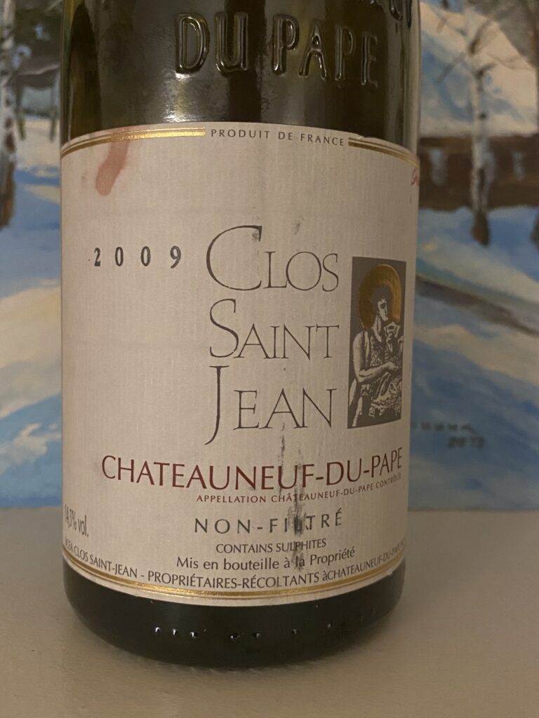 Clos Saint Jean 2009, AC Châteauneuf-du-Pape