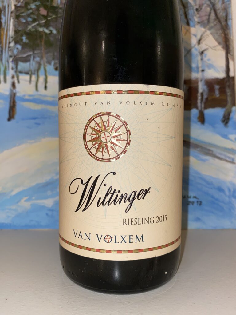 Van Volxem Wiltinger 2015, deutscher Qualitätswein